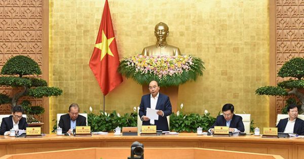 Chính phủ họp phiên thường kỳ tháng 11/2020