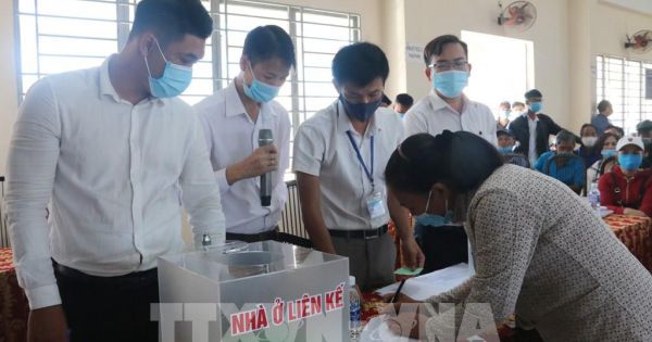 Đồng Nai: Gần 100 hộ dân đầu tiên bốc thăm nhận đất tái định cư dự án sân bay Long Thành