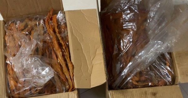 Quảng Ninh: Phát hiện vụ vận chuyển 500kg lòng lợn sấy khô không rõ xuất xứ