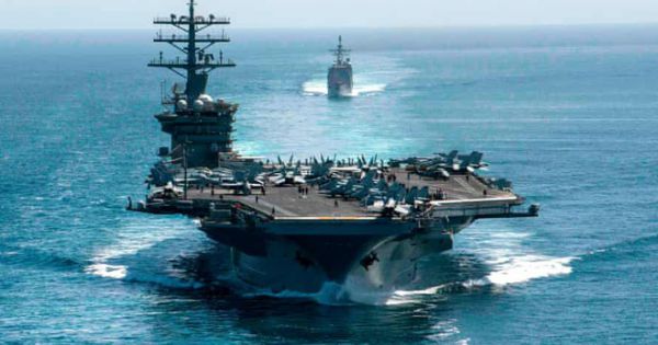 Mỹ bất ngờ đảo ngược quyết định rút tàu sân bay khỏi Trung Đông