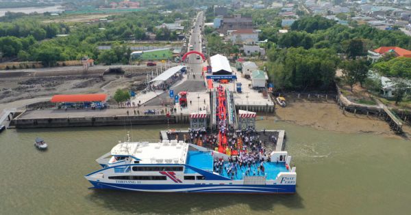 Tuyến phà biển Cần Giờ - Vũng Tàu ngày đầu khai trương