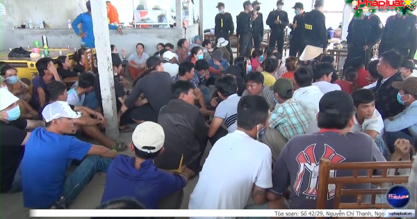 Kiên Giang: Triệt xóa tụ điểm đánh bạc quy mô lớn, tạm giữ 75 đối tượng, gần 250 triệu đồng