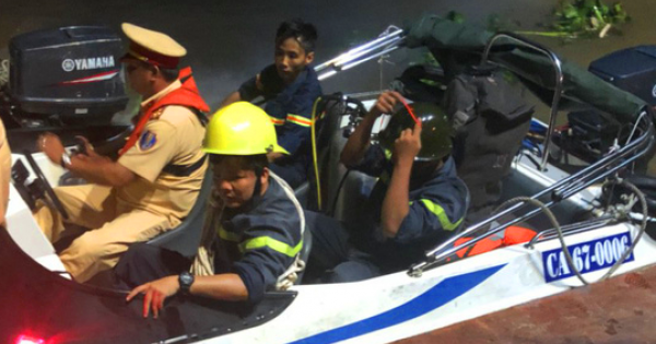 Vĩnh Long: Lật ca nô khi tuần tra trên sông Hậu, một đại úy CSGT mất tích