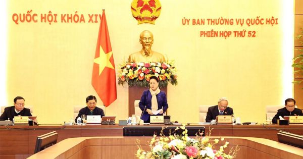 Bế mạc phiên họp thứ 52 của Ủy ban Thường vụ Quốc hội