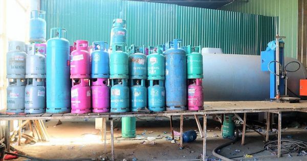 Hải Phòng bắt vụ sang chiết gas trái phép tại cảng Lê Quốc
