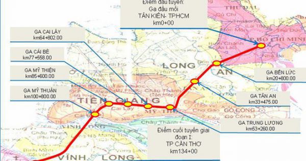 Khởi động đường sắt 10 tỉ USD nối TP.HCM - Cần Thơ