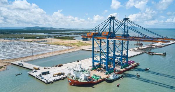 Phú Mỹ, Bà Rịa - Vũng Tàu: Siêu cảng Gemalink chính thức đi vào hoạt động