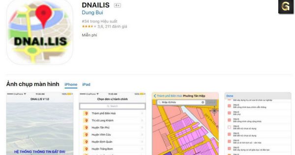 Ứng dụng tra cứu thông tin đất đai ở Đồng Nai bị giả mạo