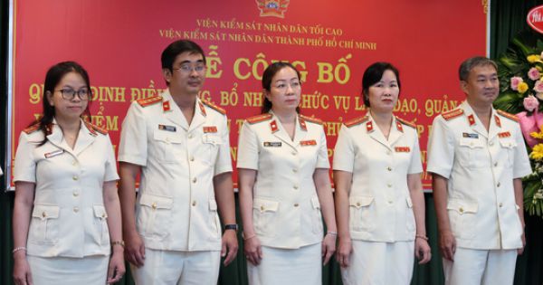 Viện trưởng VKSND huyện Bình Chánh làm Viện trưởng VKSND TP Thủ Đức