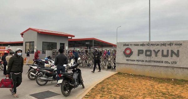 Chuyển điểm cách ly hơn 1.800 công nhân Poyun