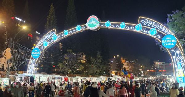 Đà Lạt nhộn nhịp khách du xuân