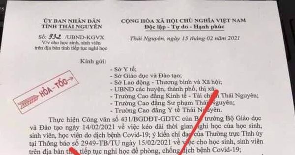 Mạo danh chủ tịch UBND tỉnh về hưu ký quyết định cho học sinh nghỉ