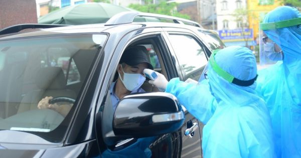 1.400 người từ Cẩm Giàng - tỉnh Hải Dương về Hà Nội đều âm tính với SARS-CoV-2