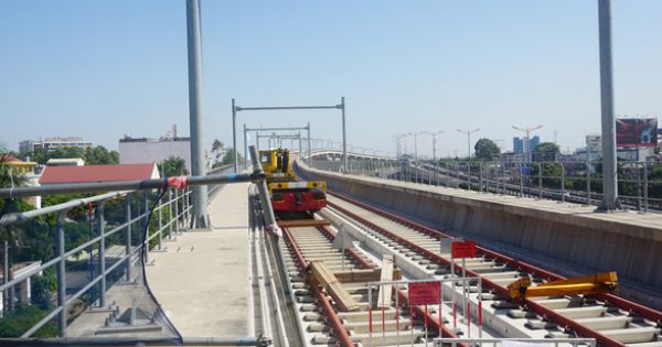Bắt đầu kéo cáp điện cho toàn tuyến metro số 1 Bến Thành - Suối Tiên