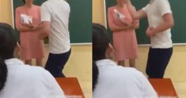 Xôn xao clip nam sinh xông lên bục giảng tát giáo viên, Bộ GD&ĐT vào cuộc