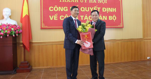 Bí thư quận Tây Hồ làm Giám đốc Sở Kế hoạch và Đầu tư Hà Nội