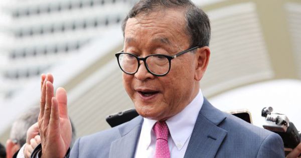 Ông Sam Rainsy, cựu lãnh đạo Đảng Cứu quốc Campuchia, bị kết án 25 năm tù