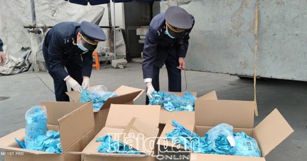 Lạng Sơn khởi tố hình sự Công ty Ngọc Diệp vì nhập khẩu găng tay qua sử dụng
