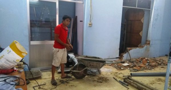 Tự ý đập phá, xây dựng không phép trong khu trụ sở các hội của tỉnh Khánh Hòa