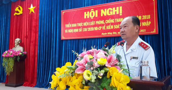 Bạc Liêu: Triển khai Luật phòng, chống tham nhũng