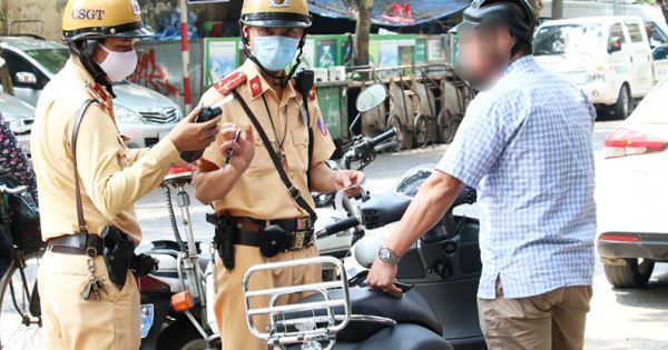 Trong 3 ngày, gần 1.900 trường hợp vi phạm nồng độ cồn bị xử lý