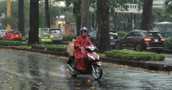 Mưa trái mùa xuất hiện 1/3 diện tích miền Nam, TP.HCM có mưa