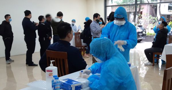 Xét nghiệm SARS-CoV-2 cho phóng viên đưa tin tại kỳ họp thứ mười một, Quốc hội khóa XIV