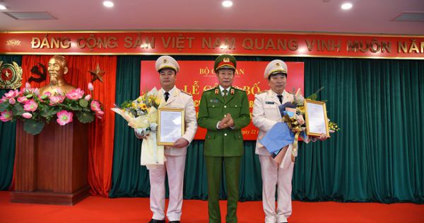 Bộ Công an bổ nhiệm 2 tân Cục trưởng