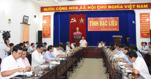 Bạc Liêu: Xử nghiêm tập thể, cá nhân làm chậm kế hoạch đầu tư công