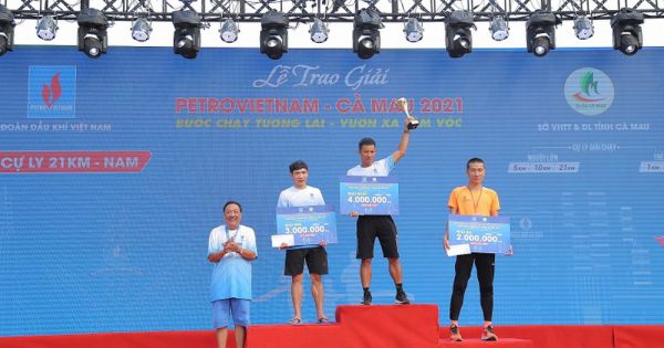 Bế mạc Giải chạy Petrovietnam - Cà Mau 2021: 