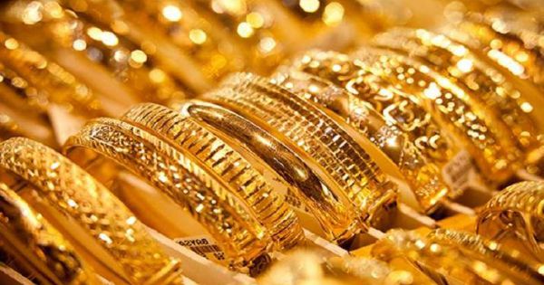 Giá vàng lên gần 56 triệu/lượng