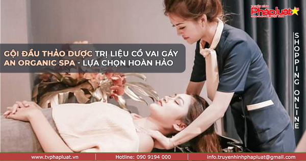 Gội đầu thảo dược trị liệu cổ vai gáy An Organic Spa - lựa chọn hoàn hảo