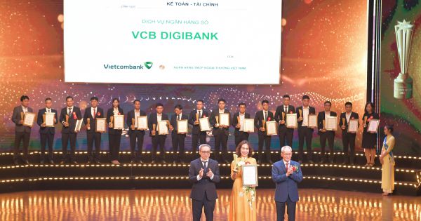 VCB Digibank của Vietcombank được vinh danh tại Lễ trao giải thưởng Sao Khuê 2021
