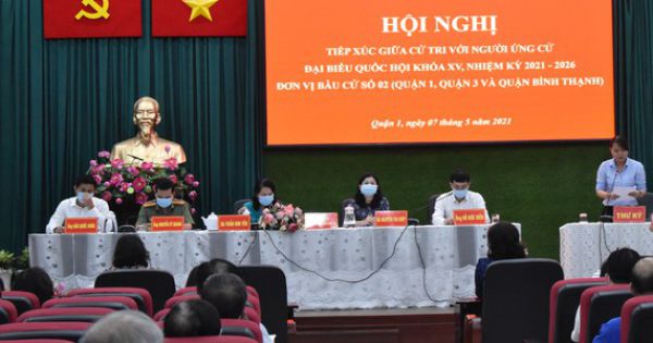 Cử tri Quận 1 -TP HCM mong muốn Quốc hội làm tốt công tác xây dựng luật