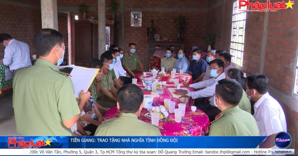 Tiền Giang: Trao tặng nhà nghĩa tình đồng đội