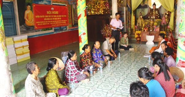 Hậu Giang tăng cường tuyên truyền về bầu cử đến đồng bào Khmer