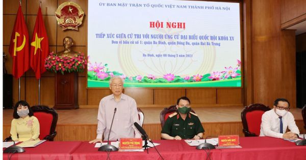 Lãnh đạo Đảng, Nhà nước tiếp xúc cử tri, vận động bầu cử: Xứng đáng là đại biểu của dân, do dân và vì dân