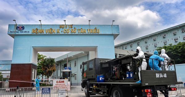 Bệnh viện K (Tân Triều) thành điểm bỏ phiếu lớn sau khi bị phong tỏa