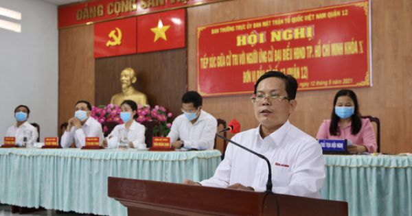 Ứng cử viên Tô Đình Tuân mong muốn cùng chung tay mở rộng trường lớp ở quận 12