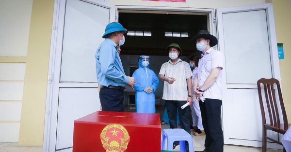 Hòa Bình: Tổ chức diễn tập bỏ phiếu bầu cử tại các điểm cách ly