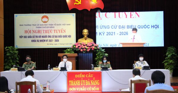 Thường trực Ban Bí thư Võ Văn Thưởng tiếp xúc trực tuyến với cử tri Đà Nẵng