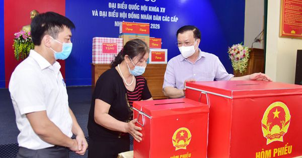 Bí thư Thành ủy Đinh Tiến Dũng, bảo đảm tuyệt đối an toàn cho cử tri khi tham gia bầu cử