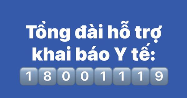 Đã có đường dây nóng khai báo y tế 18001119