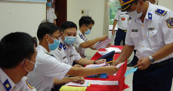 Bộ Tư lệnh Vùng Cảnh sát biển 4 hoàn thành công tác bầu cử