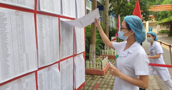 Hình ảnh đặc biệt về bầu cử tại các điểm cách ly