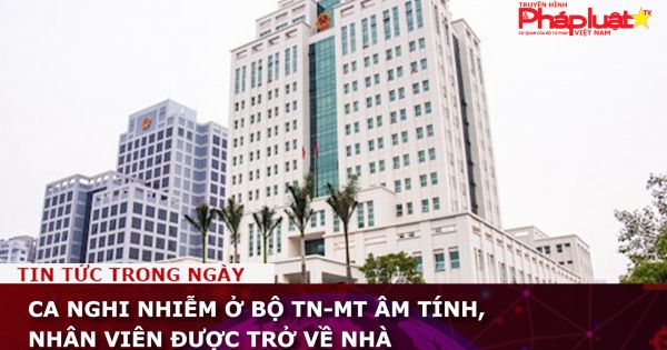 Ca nghi nhiễm ở Bộ TN-MT âm tính, nhân viên được trở về nhà