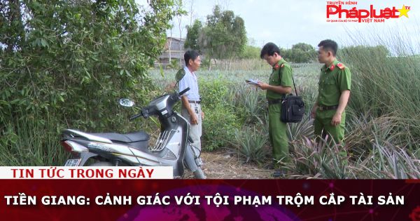 Tiền Giang: Cảnh giác với tội phạm trộm cắp tài sản