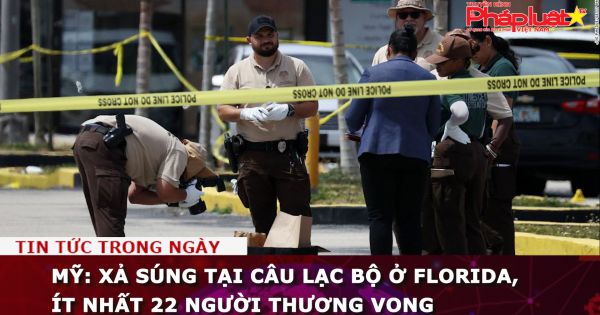 Mỹ: Xả súng tại câu lạc bộ ở Florida, ít nhất 22 người thương vong