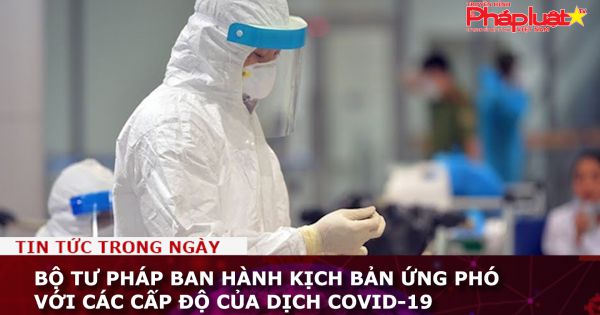 Bộ Tư pháp ban hành Kịch bản ứng phó với các cấp độ của dịch COVID-19