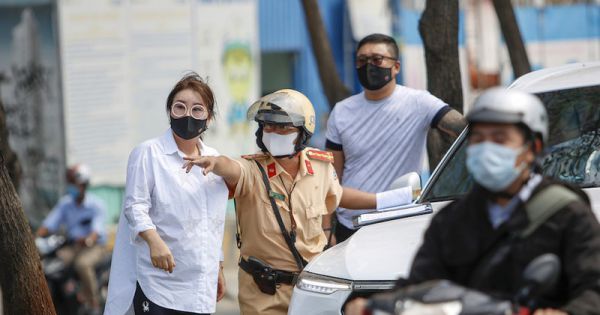 Từ 1-6, CSGT TP.HCM xử phạt người không đeo khẩu trang